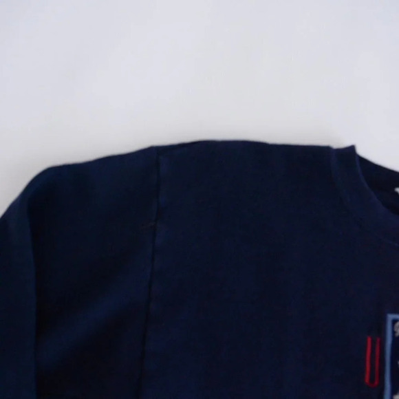 Vintage Endless Designs Navy "God Bless U.S.A." Crewneck Sweater - Picture 9 of 12
